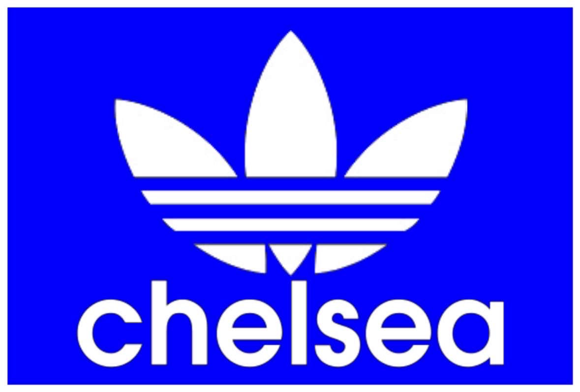 CHELSEA ADIDAS BASIC BLUE STICKER