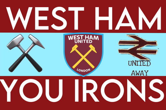 WEST HAM UNITED FC IRON STICKER