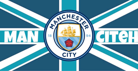 MANCHESTER CITY (MAN CITEH UNION JACK) STICKER